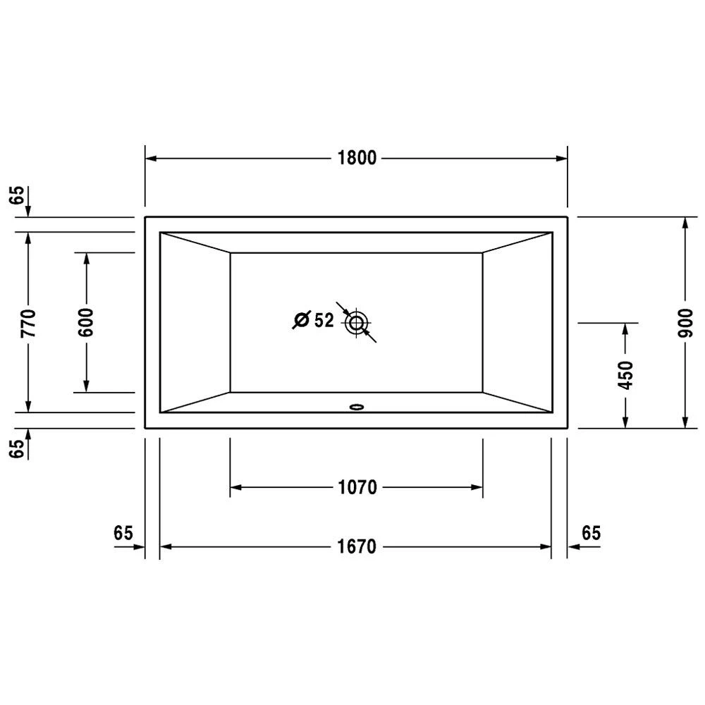 Duravit Starck Rechteck Whirlwanne 180 X 90 Cm Mit Combi-System E, Zwei Rückenschrägen 3 Duravit Starck Rechteck Whirlwanne 180 X 90 Cm Mit Combi-System E, Zwei Rückenschrägen