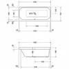 Duravit Happy D.2 Badewanne Rechteck 160 X 70 Cm, Rückenschräge Links -Wanne Verkaufsladen hersteller duravit happy 2 badewanne rechteck 700308 708997
