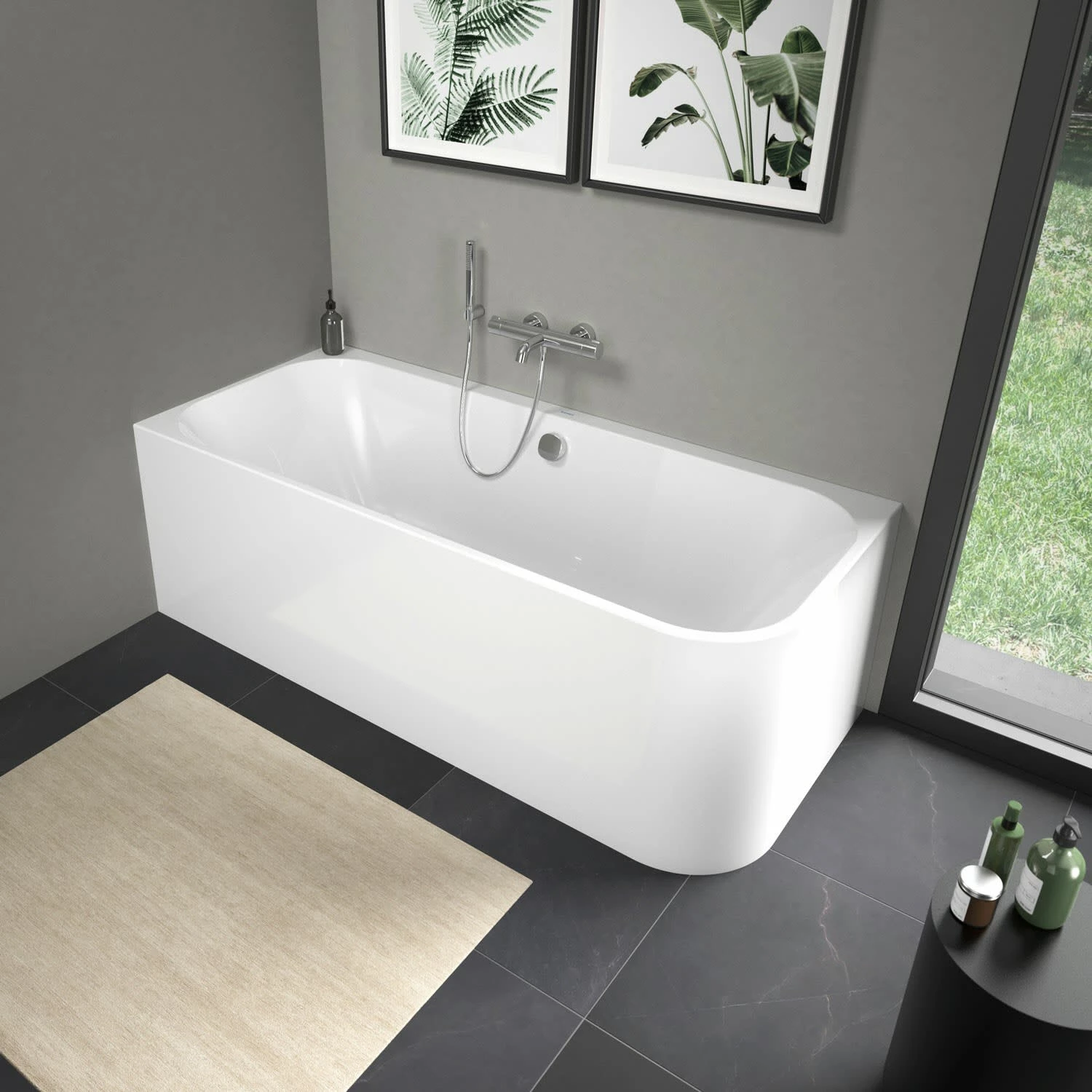 Duravit Happy D.2 Badewanne Rechteck 180 X 80 Cm, Mit Angeformter Acrylverkleidung 4 Duravit Happy D.2 Badewanne Rechteck 180 X 80 Cm, Mit Angeformter Acrylverkleidung – Bild 2