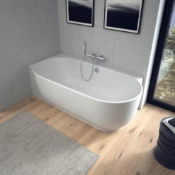 Duravit Luv Badewanne Ecke Links 185 X 95 Cm -Wanne Verkaufsladen hersteller duravit luv badewannen ecke links 9242946