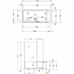 Duravit Shower & Bath Dusch-Badewanne Ecke Links 170 X 75 Cm 13 Duravit Shower & Bath Dusch-Badewanne Ecke Links 170 X 75 Cm -Wanne Verkaufsladen hersteller duravit shower bath dusch badewanne 1251699
