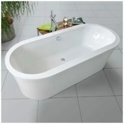 DUSCHOLUX Prime-Line Free Freistehende Ovalwanne 180 X 90 Cm