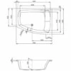Hoesch Largo Eck-Badewanne 180 X 130 Cm Rechte Ausführung -Wanne Verkaufsladen hersteller hoesch badewannen eckbadewannen largo 180 598004