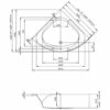 Hoesch Spectra Eck-Badewanne 140 X 140 Cm Ohne Schürze 1 Hoesch Spectra Eck-Badewanne 140 X 140 Cm Ohne Schürze -Wanne Verkaufsladen hersteller hoesch badewannen eckbadewannen spectra 140 597945