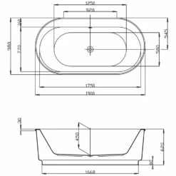 Hoesch Foster Oval-Badewanne 190 X 98 Cm Freistehend Mit Außenverkleidung 7 Hoesch Foster Oval-Badewanne 190 X 98 Cm Freistehend Mit Außenverkleidung -Wanne Verkaufsladen hersteller hoesch badewannen freistehende foster oval 598108