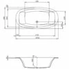 Hoesch Largo Oval-Badewanne 200 X 100 Cm -Wanne Verkaufsladen hersteller hoesch badewannen ovalbadewannen largo 200 598007