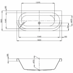 Hoesch Happy D. Eck-Badewanne 180 Cm Rechte Ausführung Ohne Schürze