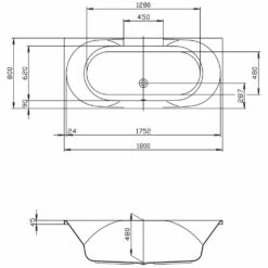 Hoesch Spectra Rechteck-Badewanne 180 X 80 Cm