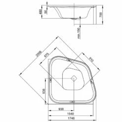 Hoesch Ergo+ Eck-Badewanne 164 X 164 Cm Mit Außenverkleidung -Wanne Verkaufsladen hersteller hoesch badewannen whirlpools eckbadewannen ergo 1405344