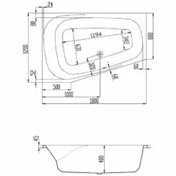 Hoesch Spectra Trapez Badewanne 180 X 120 Cm Linke Ausführung 5 Hoesch Spectra Trapez Badewanne 180 X 120 Cm Linke Ausführung -Wanne Verkaufsladen hersteller hoesch badewannen whirlpools eckbadewannen spectra 938288