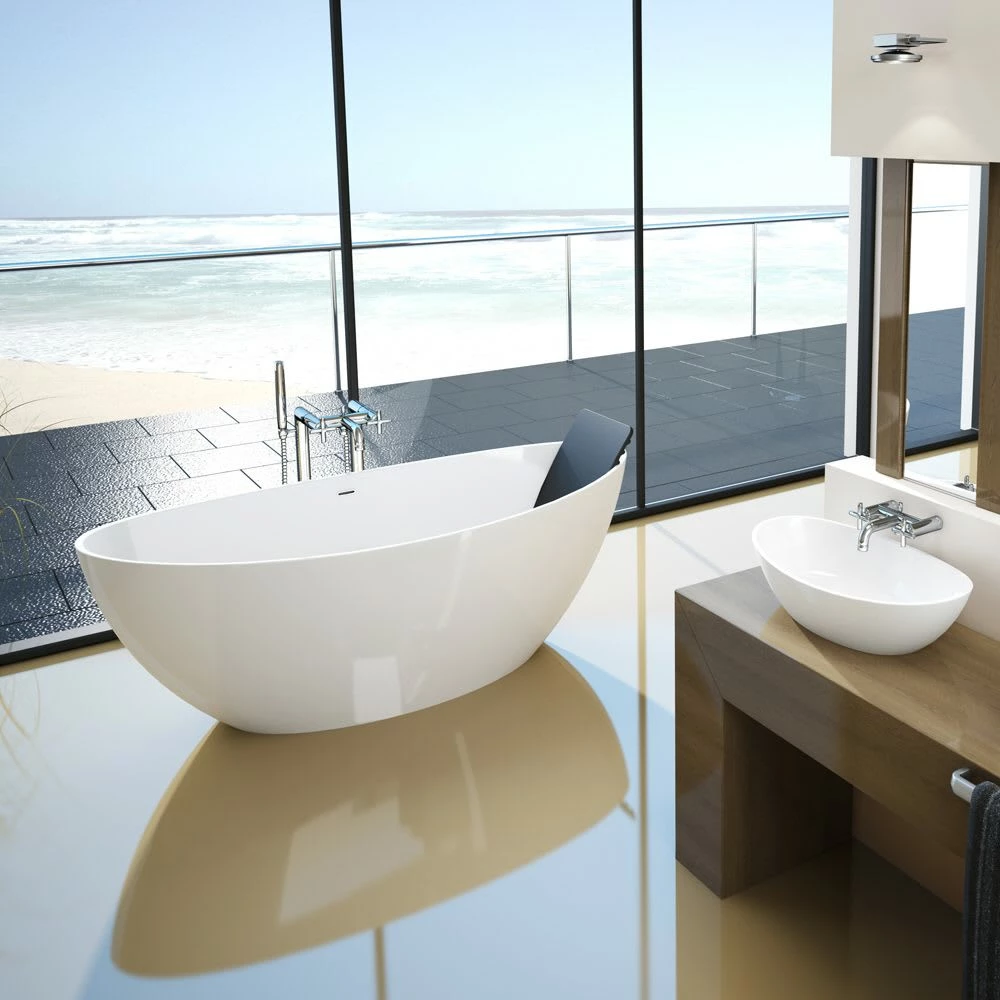 Hoesch Namur Oval-Badewanne 150 X 70 Cm Freistehend 3 Hoesch Namur Oval-Badewanne 150 X 70 Cm Freistehend