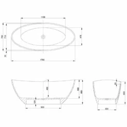 Hoesch Namur Oval-Badewanne 170 X 75 Cm Freistehend 7 Hoesch Namur Oval-Badewanne 170 X 75 Cm Freistehend -Wanne Verkaufsladen hersteller hoesch badewannen whirlpools freistehende namur 1027421