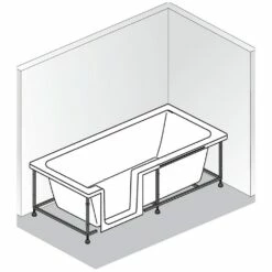 HSK Dusch-Badewanne Dobla 160 Cm Einstieg Links Mit Antislip -Wanne Verkaufsladen hersteller hsk duschbadewanne dobla 160 cm 1427795