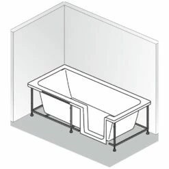 HSK Dusch-Badewanne Dobla 170 Cm Einstieg Rechts -Wanne Verkaufsladen hersteller hsk duschbadewanne dobla 170 cm 868384