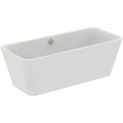 Ideal Standard Tonic II Freistehend Körperform-Badewanne 180 X 80 Cm, Inkl. Ab- Und Überlauflaufgarnitur Und Wannenfüllfunktion