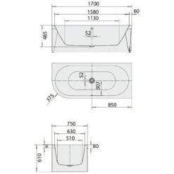 Kaldewei Meisterstück Centro Duo 1 Links 1129 Badewanne 170 X 75 Cm, Mit Füllfunktion Und Lochbohrungen -Wanne Verkaufsladen hersteller kaldewei badewannen meisterstuecke centro duo 2191066