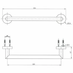 Kronenbach Radia Wannengriff