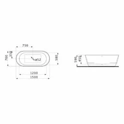 LAUFEN Pro Freistehende Badewanne 150 X 70 Cm Aus Marbond -Wanne Verkaufsladen hersteller laufen pro badewannen freistehende 150 2107273