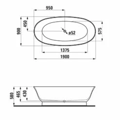 LAUFEN The New Classic Freistehende Badewanne 190 X 90 Cm -Wanne Verkaufsladen hersteller laufen the new classic badewannen 2884666