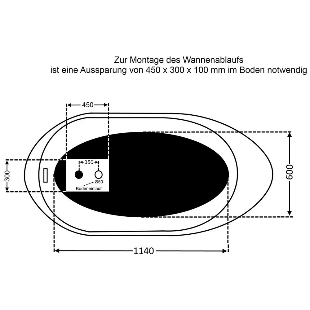 Steinkamp Loft Freistehende Ovalbadewanne 170 X 90 Cm Mit Multiplex Trio 7 Steinkamp Loft Freistehende Ovalbadewanne 170 X 90 Cm Mit Multiplex Trio – Bild 5