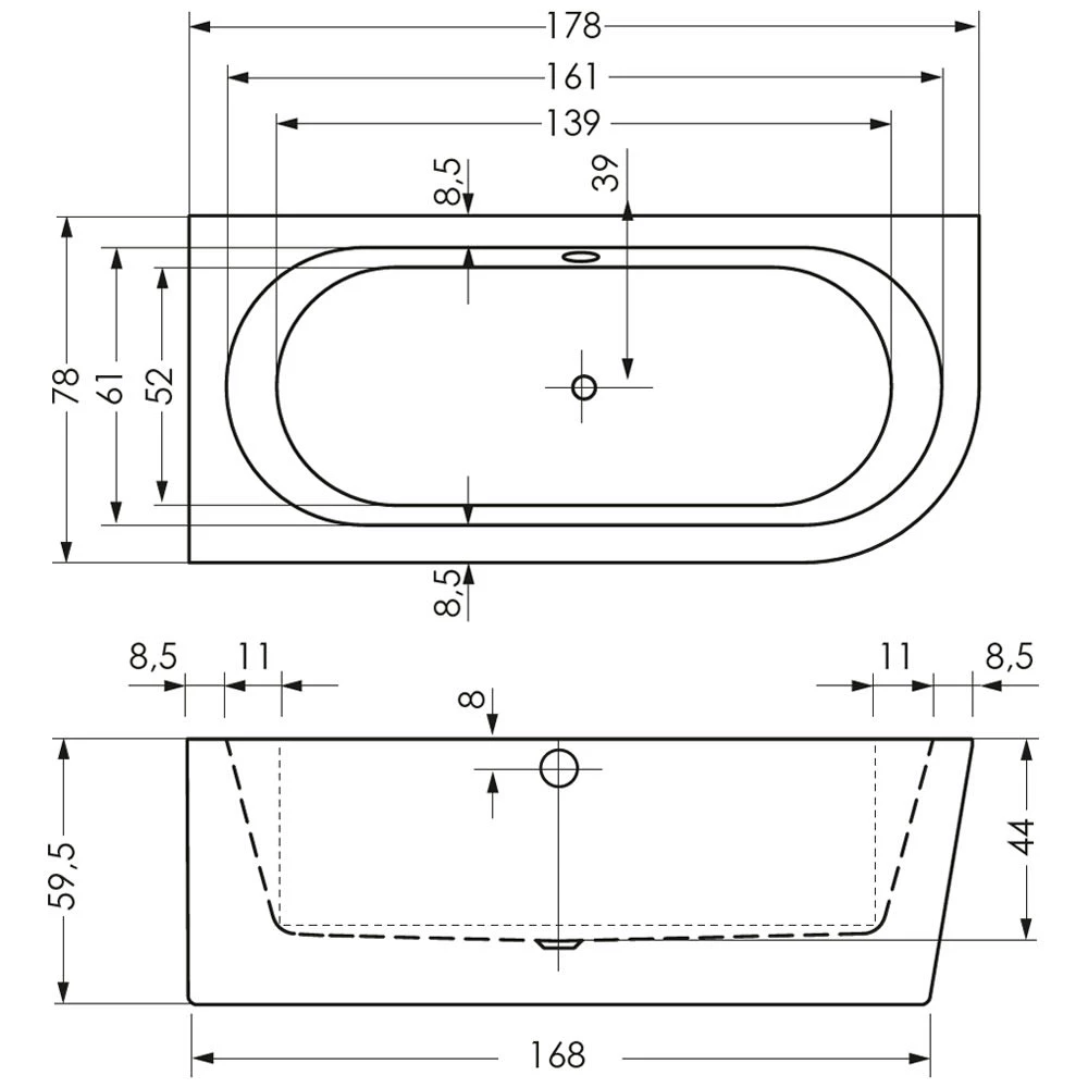 Steinkamp Living Eckbadewanne 180 X 80 Cm Mit Schürze Rechts, Inkl. Ein-, Ab- Und Überlaufgarnitur MT5 4 Steinkamp Living Eckbadewanne 180 X 80 Cm Mit Schürze Rechts, Inkl. Ein-, Ab- Und Überlaufgarnitur MT5 – Bild 2