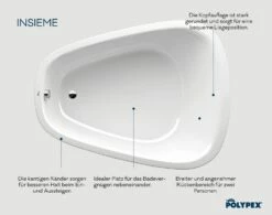 Polypex Insieme Oval-Badewanne -Wanne Verkaufsladen hersteller polypex badewannen ovalbadewannen insieme 2582794