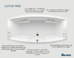 Polypex Lotus 1900 Oval-Badewanne -Wanne Verkaufsladen hersteller polypex badewannen ovalbadewannen lotus 1900 2582791