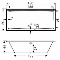 Polypex Siena 1800 Badewanne -Wanne Verkaufsladen hersteller polypex rechteckbadewannen polypexsiena 1800 1935949