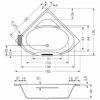 Repabad Taurus 130 Eck-Badewanne -Wanne Verkaufsladen hersteller repabad badewannen eck taurus 130 1118327