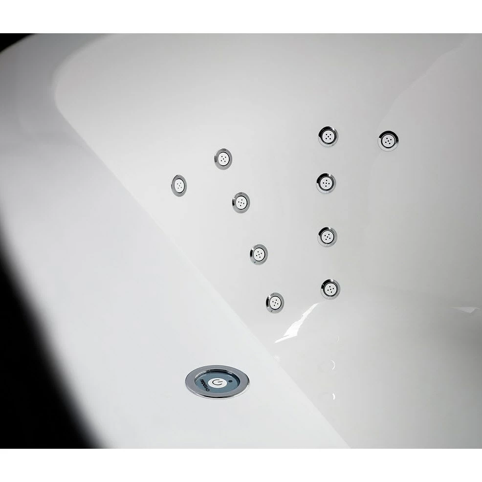 Repabad Tika Raumspar-Badewanne 165 X 95 Cm Mit Rückentherapie, Ausführung Rechts 3 Repabad Tika Raumspar-Badewanne 165 X 95 Cm Mit Rückentherapie, Ausführung Rechts