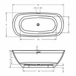 Riho Bilo Freistehende Badewanne 165 X 77 Cm -Wanne Verkaufsladen hersteller riho badewannen freistehende bilo 165 1393101