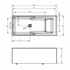 Riho Still Shower Rechteck-Badewanne 180 X 80 Cm Inkl. Schürze Rechts 10 Riho Still Shower Rechteck-Badewanne 180 X 80 Cm Inkl. Schürze Rechts -Wanne Verkaufsladen hersteller riho badewannen rechteckbadewannen still shower 3790868
