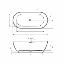 Riho Bilbao Freistehende Badewanne 170 X 80 Cm -Wanne Verkaufsladen hersteller riho badewannen whirlpool freistehende bilbao 2955877