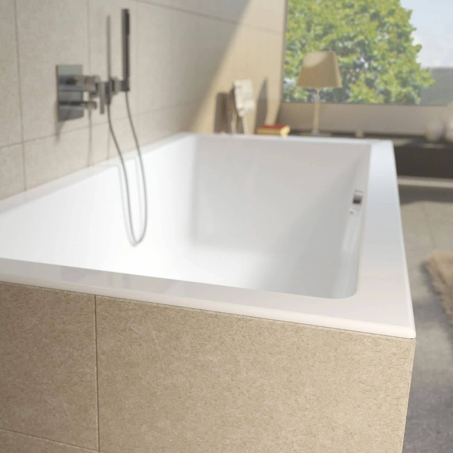 Riho Lusso Rechteck-Badewanne 170 X 75 Cm 4 Riho Lusso Rechteck-Badewanne 170 X 75 Cm – Bild 2
