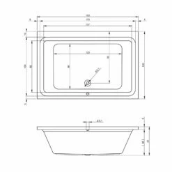 Riho Whirlpool Olivia Links Mit Farblichttherapie, Touchbedienung, Heizung Und Kopfstützen Schwarz -Wanne Verkaufsladen hersteller riho thermae whirlpool olivia links 2693590