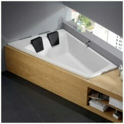 Steinkamp Life Eckbadewanne 180 X 130/65 Cm Mit Aquapunktur, Ecke Links -Wanne Verkaufsladen hersteller steinkamp badewannen mit whirlsystem life 3571163