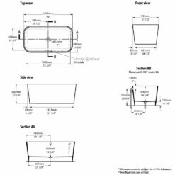 Victoria & Albert Edge Freistehende Badewanne -Wanne Verkaufsladen hersteller victoria albert freistehende badewannen edge 2046382