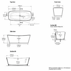 Victoria & Albert Trivento Freistehende Badewanne -Wanne Verkaufsladen hersteller victoria albert freistehende badewannen terrassa 2046463
