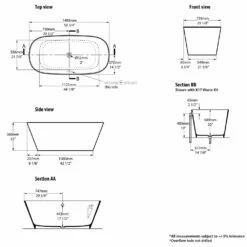 Victoria & Albert Vetralla 1500 Freistehende Badewanne -Wanne Verkaufsladen hersteller victoria albert freistehende badewannen vetralla 2046469