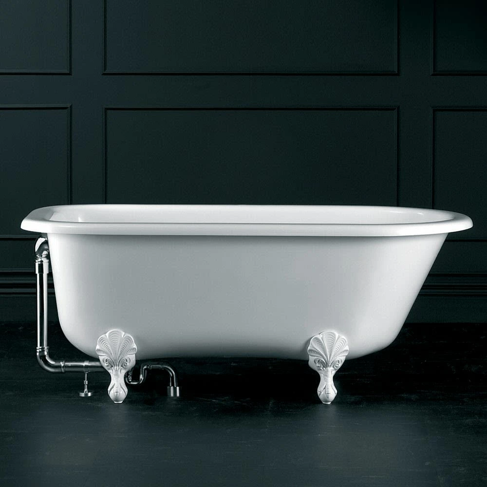 Victoria & Albert Wessex Freistehende Badewanne, Füße Metall Weiß 3 Victoria & Albert Wessex Freistehende Badewanne, Füße Metall Weiß
