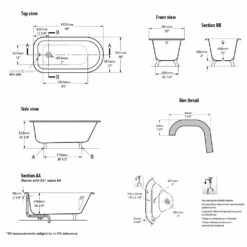 Victoria & Albert Wessex Freistehende Badewanne, Füße Metall Weiß 7 Victoria & Albert Wessex Freistehende Badewanne, Füße Metall Weiß -Wanne Verkaufsladen hersteller victoria albert freistehende badewannen wessex 2047387