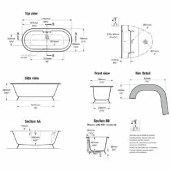 Victoria & Albert York Freistehende Badewanne -Wanne Verkaufsladen hersteller victoria albert freistehende badewannen york 919953