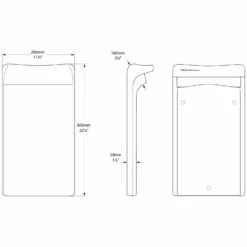 Victoria & Albert Luxury Backrest Rückenlehne -Wanne Verkaufsladen hersteller victoria albert zubehoer luxus rueckenlehne 3010589
