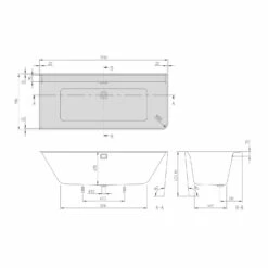 Villeroy & Boch Collaro Vorwand-Badewanne Duo 179 X 79 Cm Für Eckeinbau Links -Wanne Verkaufsladen hersteller villeroy boch alle kollektionen collaro 6122443
