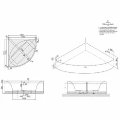 Villeroy & Boch Squaro Eck-Badewanne 145 X 145 Cm -Wanne Verkaufsladen hersteller villeroy boch badewannen eck squaro 4703453