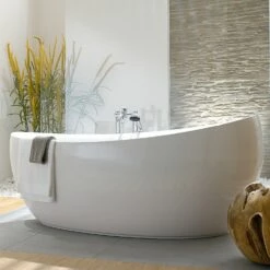 Villeroy & Boch Aveo New Generation Oval-Badewanne Freistehend -Wanne Verkaufsladen hersteller villeroy boch badewannen freistehend aveo 4702388