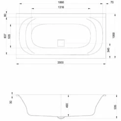 Hoesch Thasos Rechteckbadewanne 200 X 100 Cm Mit 4 LED Unterwasserscheinwerfer 5 Hoesch Thasos Rechteckbadewanne 200 X 100 Cm Mit 4 LED Unterwasserscheinwerfer -Wanne Verkaufsladen hoesch badewannen und whirlpools rechteckbadewannen thasos 7221582