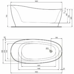 Ideal Standard Around Freistehende Körperform-Badewanne 180 X 85 Cm, Inkl. Ab- Und Überlauflaufgarnitur -Wanne Verkaufsladen ideal standard badewannen around freistehende koerperform 6909555