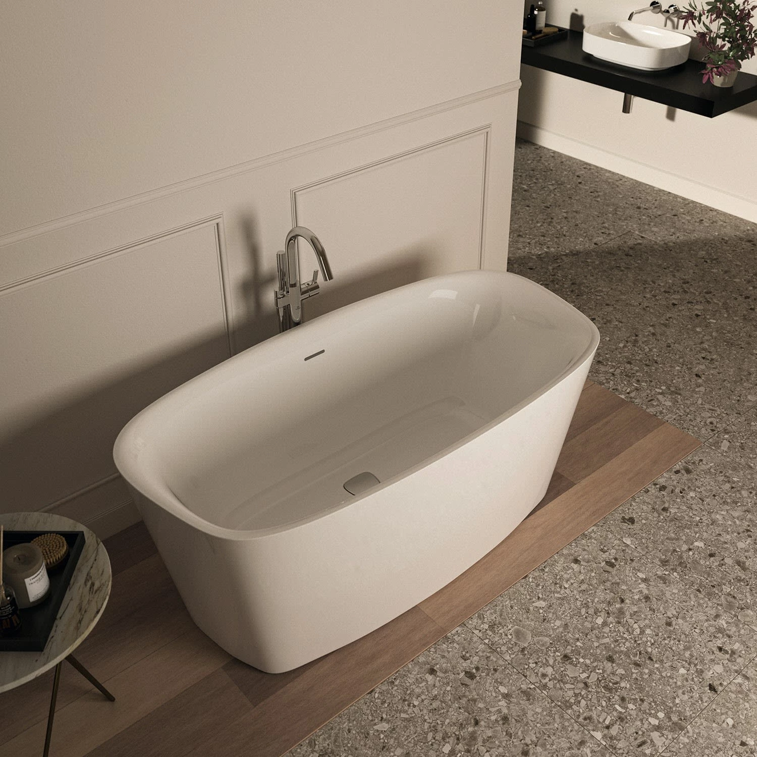 Ideal Standard Dea Freistehende Oval-Badewanne 150 X 75 Cm 8 Ideal Standard Dea Freistehende Oval-Badewanne 150 X 75 Cm – Bild 6