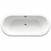 Kaldewei Classic Duo Oval Modell 111-7 Freistehende Badewanne Mit Schürze, 180 X 80 Cm, Mit Perl-Effekt